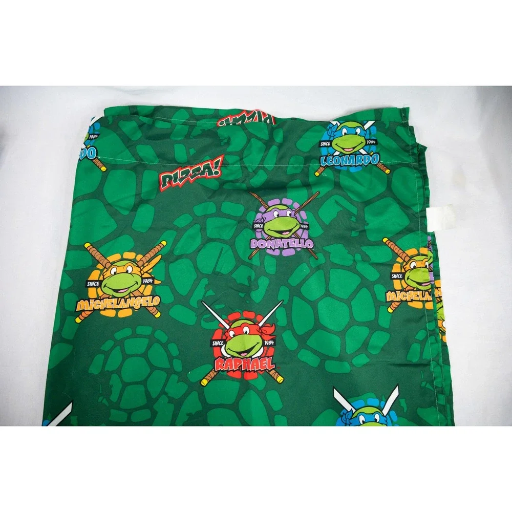 Nickelodeon‎ TMNT Pillowcase Kids Toddler Flat Pillowcase Green Ninja Turtles